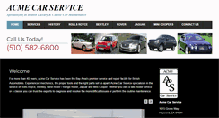 Desktop Screenshot of acmecar.com